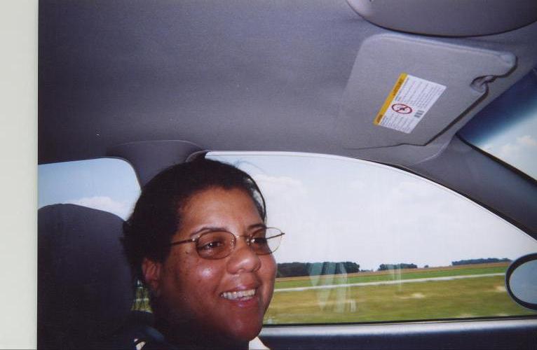 Jan in the Car